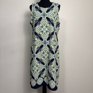 CHARTER CLUB Women’s Summer Escape Paisley Crewneck Sleeveless Dress Size XL NEW